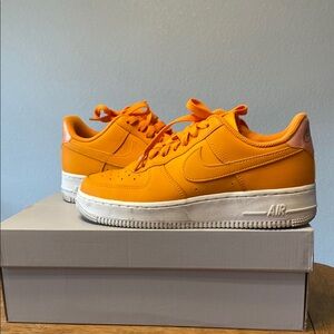 Nike Air Force 1 Low Bright Orange with White Soles